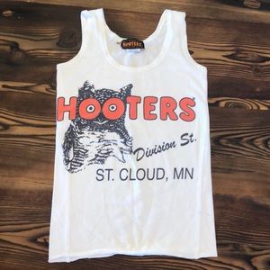 Hooters Original White Tank Top